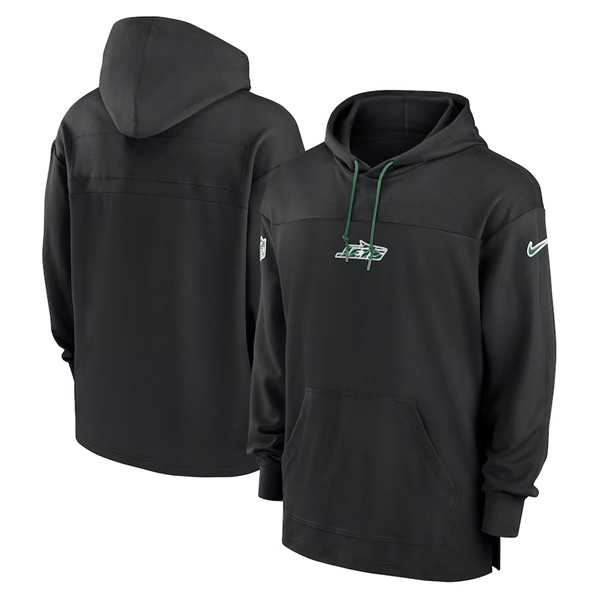 Men's New York Jets Black Performance Pullover Hoodie,We sell and wholesale Men's New York Jets Black Performance Pullover Hoodie on line form chian!
